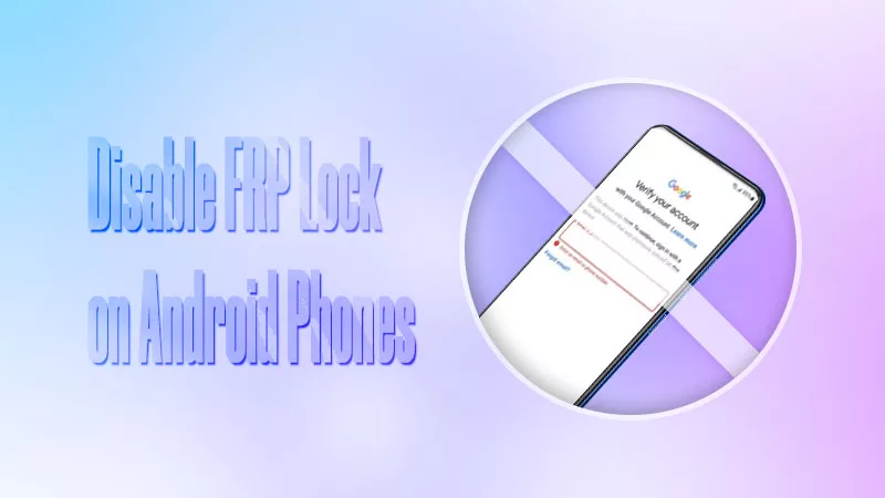 disable FRP lock