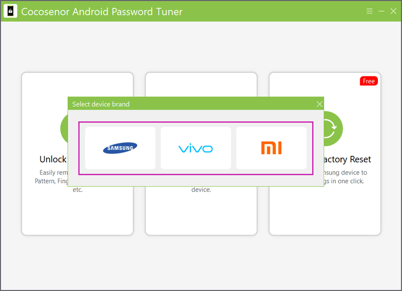 select Android phone brand