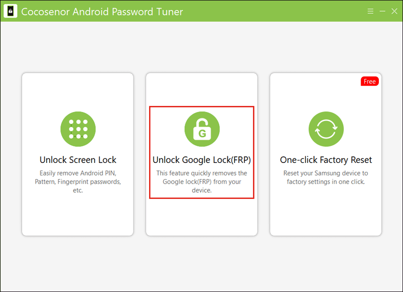 click Unlock Google Lock