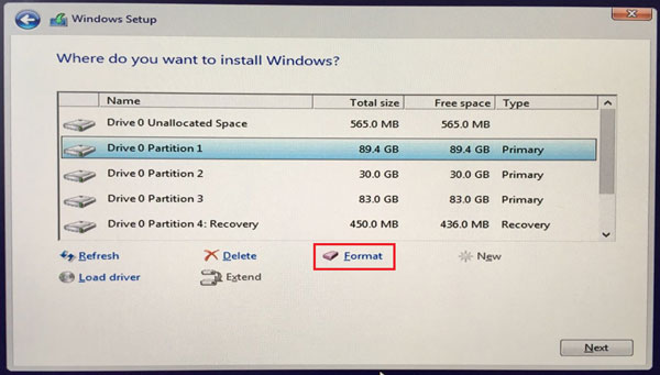 how to format ssd for windows 7