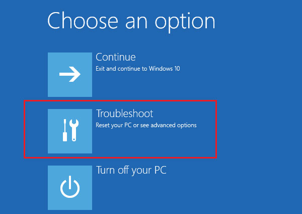 reset pc to factory settings windows 10