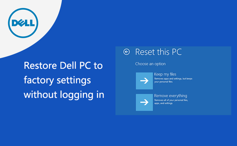 reset pc to factory settings windows 10