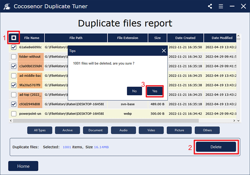 Search And Delete Duplicate Files With Different Names But Same Contents