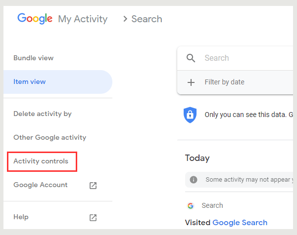 google chrome history delete all my activity