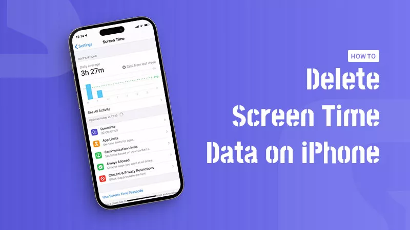 delete Screen Time data