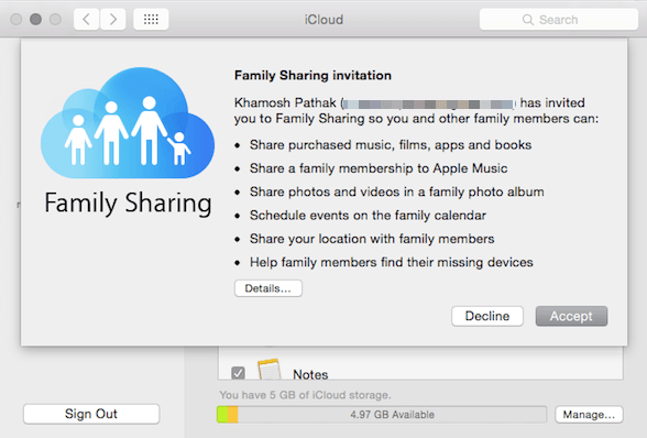 find invitation on mac