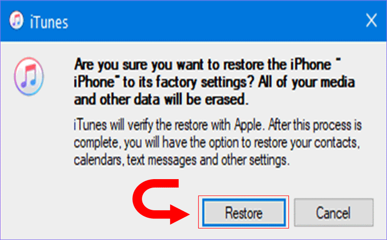 restore directly