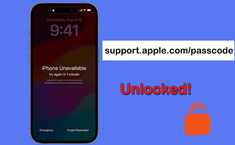 unlock support .apple.com passcode