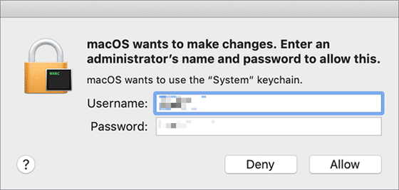 how do i find my administrator password for mac