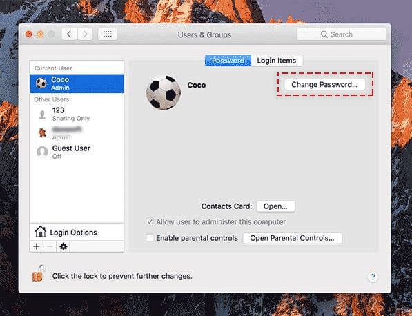 how to find admin password on mac