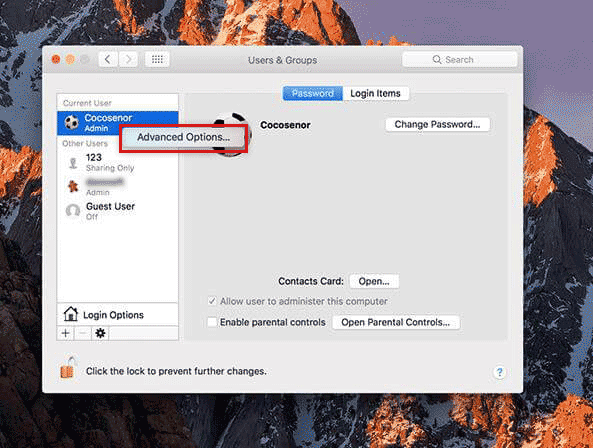 how to change administrator on mac without password