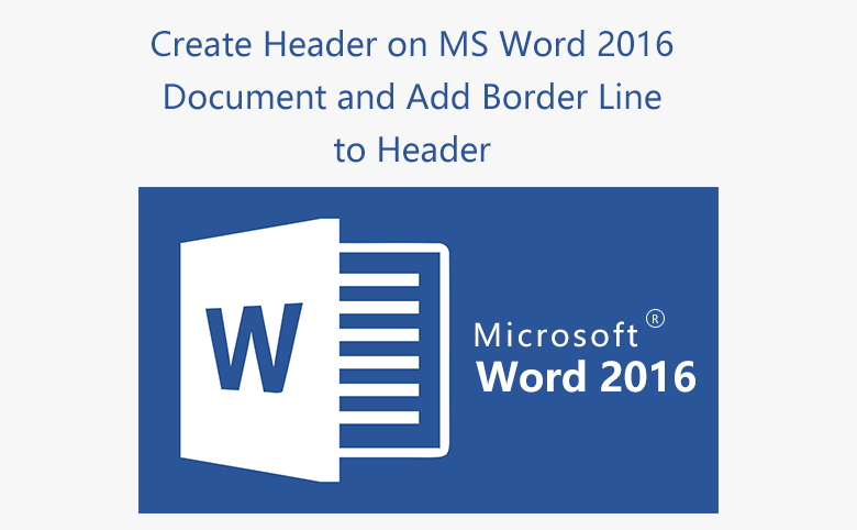 word 2016 add border to text