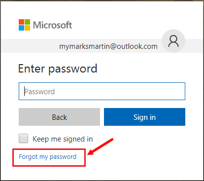 recover outlook 2013 password