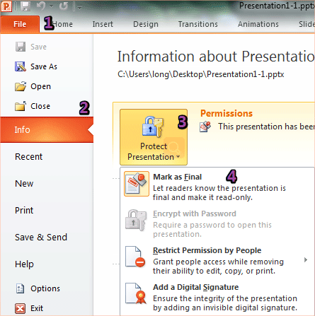cannot save powerpoint read only for mac