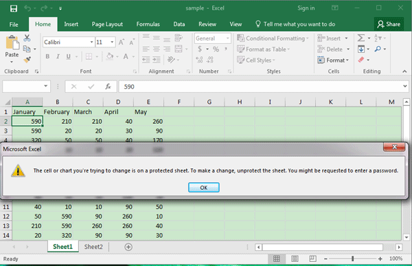 excel file locked for editing by user