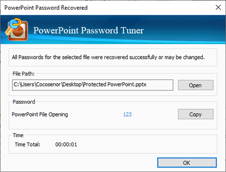 ppt file encrypted password is recovered