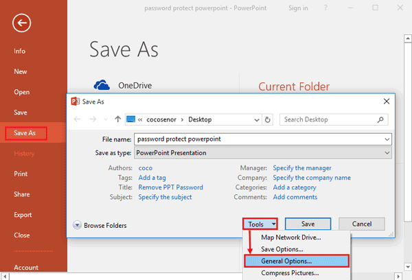 Password Protect Powerpoint