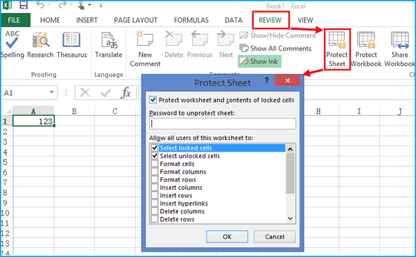 How To Put A Password On An Excel Sheet Dastsplus