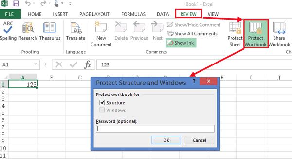 how do you password protect an excel document