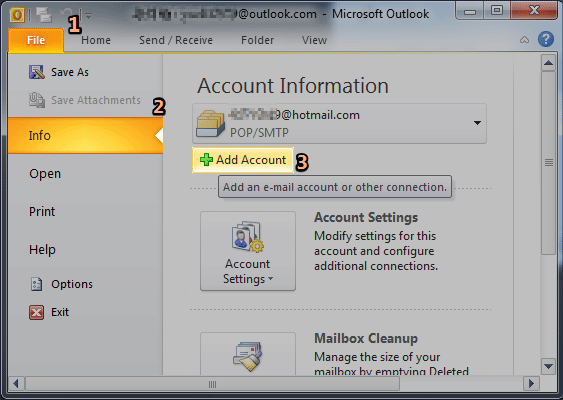 how to set up icloud email in outlook 2010