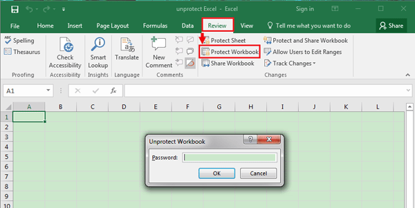 How To Unprotect Excel Workbook And Worksheet With Or Without Password