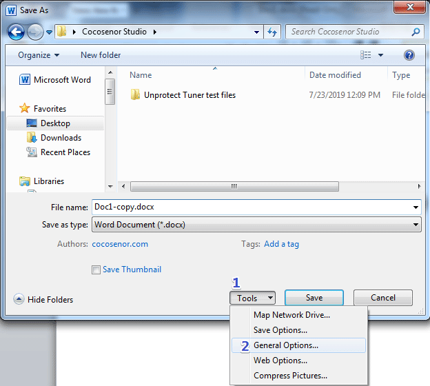 microsoft word file locked for editing windows 10