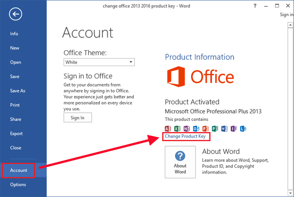 microsoft office professional plus 2013 product key is not valid