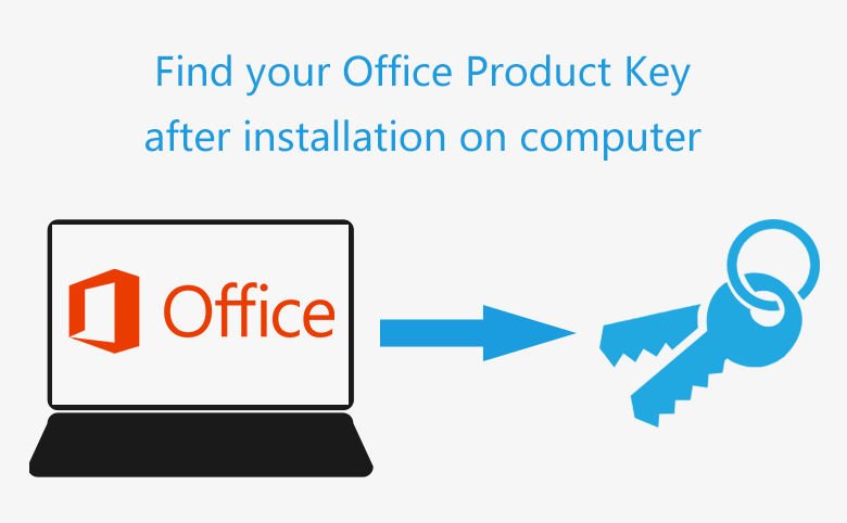 find office 2010 product key using cmd