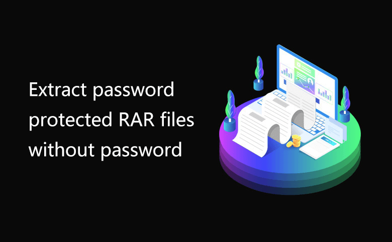 open rar without password