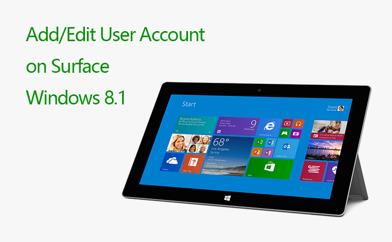 how to add a user account on windows 8