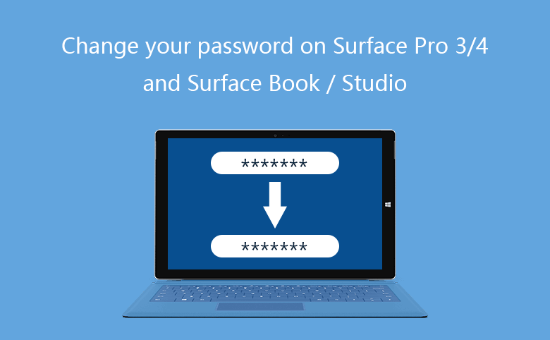 windows 10 password key for surface pro 3