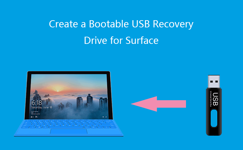 Create a Bootable USB Recovery Surface