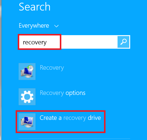 search recovery