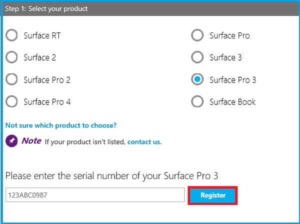 where is surface book 2 serial number
