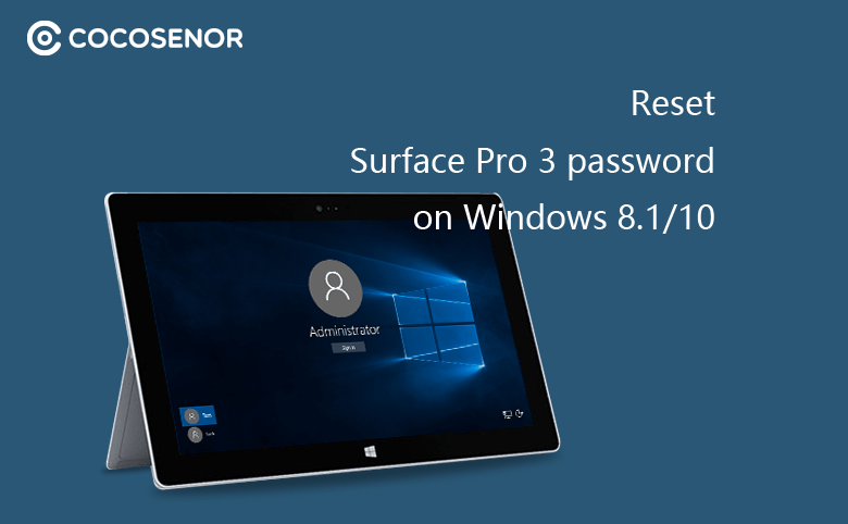 surface pro 3 windows 10 password recovery
