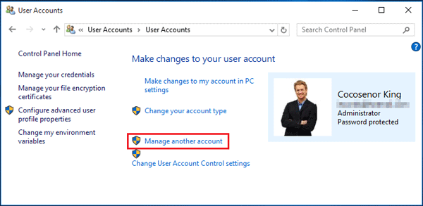 how to change my microsoft account administrator name