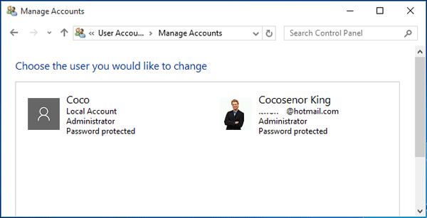 how to change a microsoft account to a local account windows 10