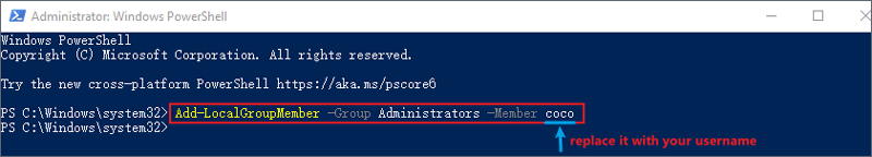 Open Windows PowerShell