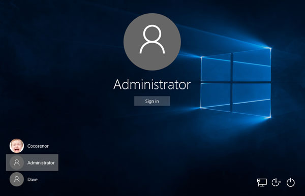 built in administrator account