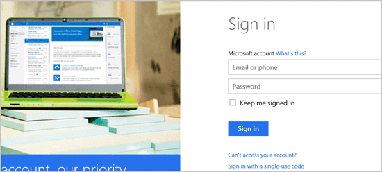changed my email password how do i change in on microsoft account