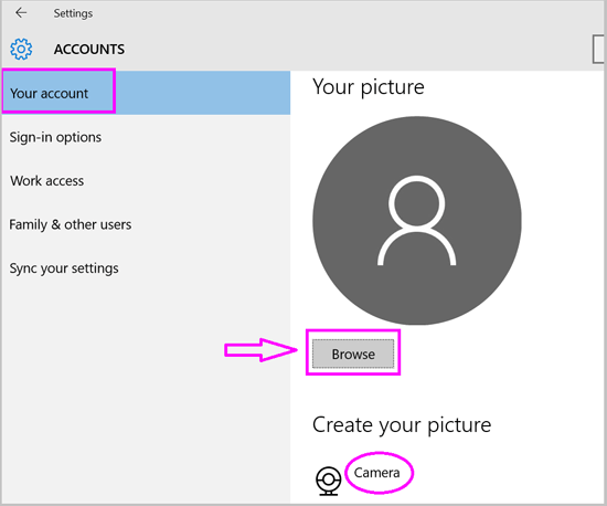 how to change the microsoft account on windows 10