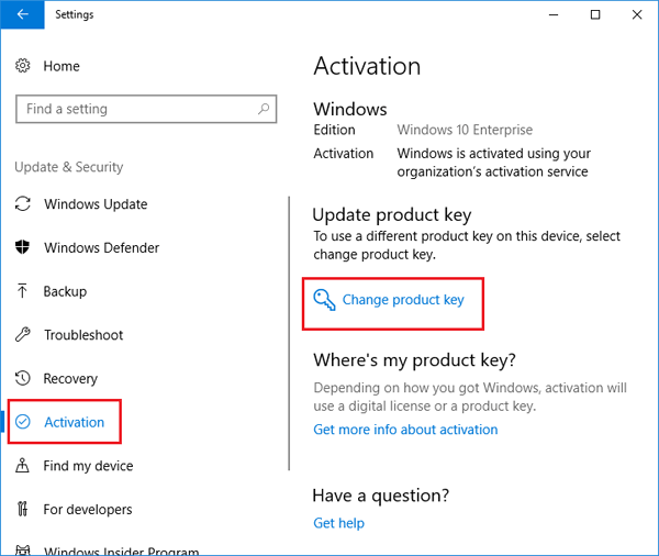 How To Change Windows 10 Product Key