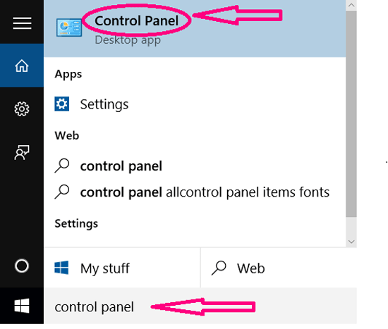 the display control panel is unable to change