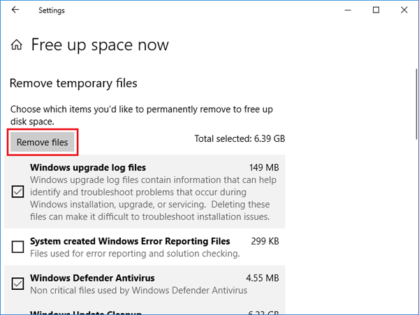 get more disk space