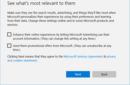 how can i change my childs microsoft account to an adult