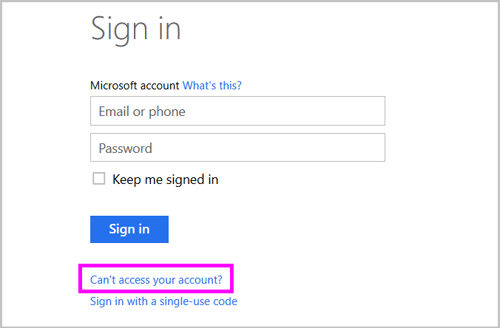 how do i change my microsoft account password on my windows 8.1 phone