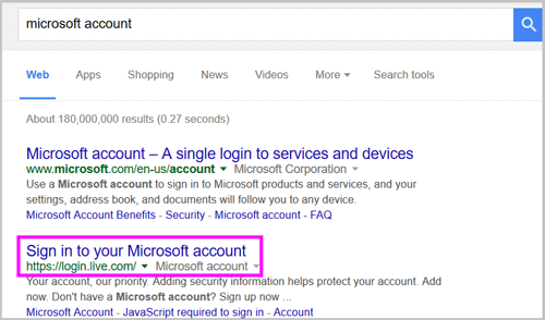 how do i find out my username and email used for my microsoft account