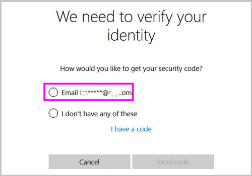 verify your identity