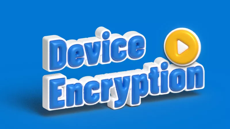 Device encryption is suspended