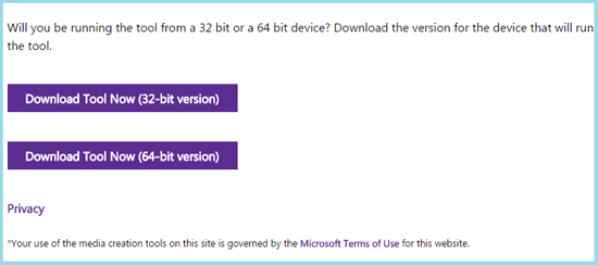 microsoft media creation tool windows 10 download